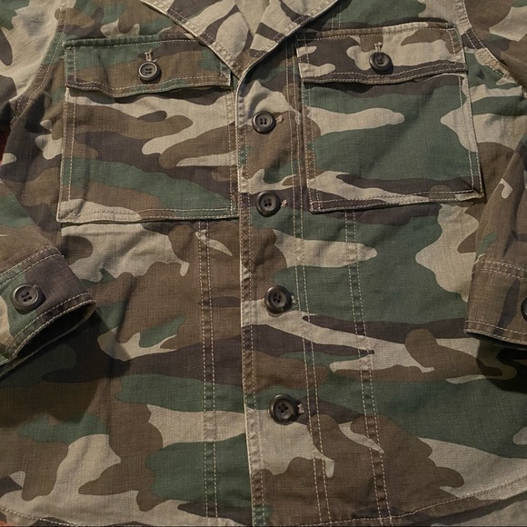 Jcrew women’s size Medium V-neck Button Down Cotton Denim jacket - Picture 5 of 9